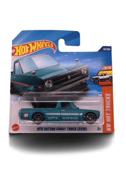 Thumbnail: 1975 Datsun Sunny Truck B120 93/250 HW Hot Trucks 6/10 Hot Wheels Mattel