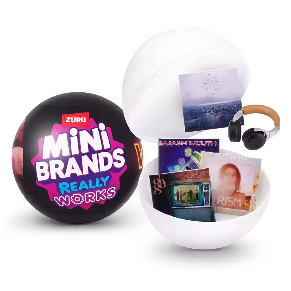 Mini Brands! Really Works Vinyl Mystery Pack [4 RANDOM Mini Vinyl Records]