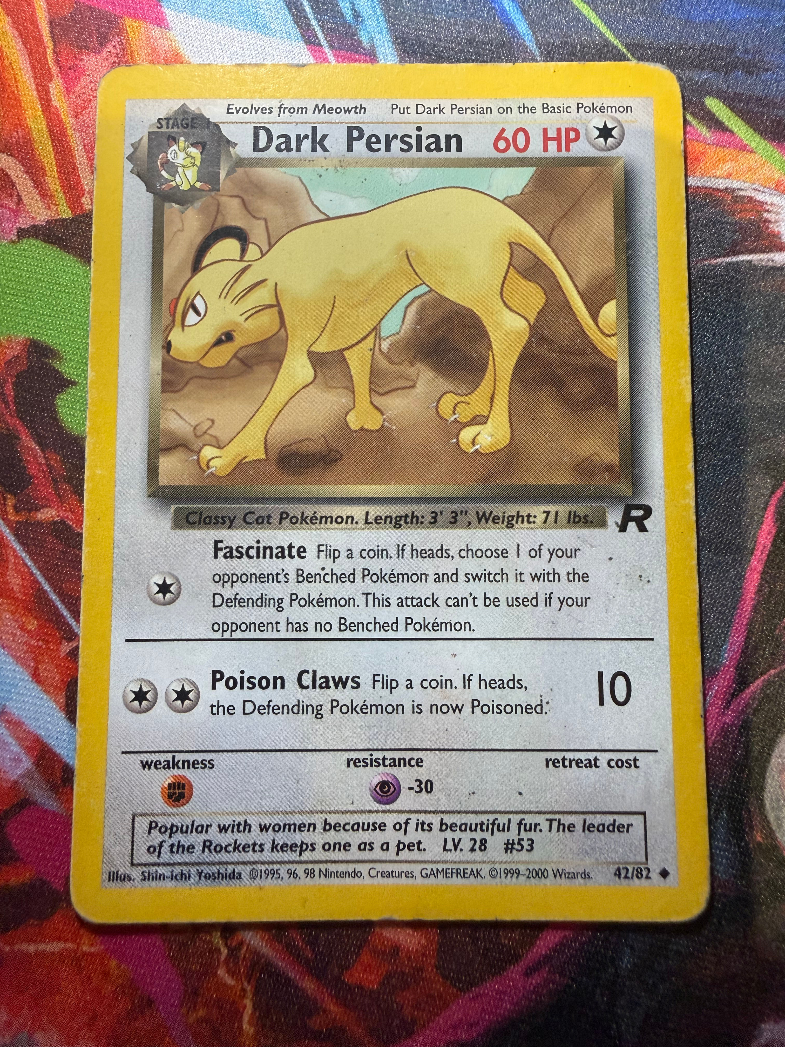 Dark Persian 42/82 Uncommon - Team Rocket