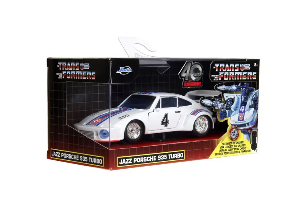 Jazz Porsche 935 Turbo Transformers 1:32 Jada Die-Cast