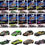 Thumbnail: Complete Set 8/8 Neon Speedsters HLH72 Hot Wheels Mattel