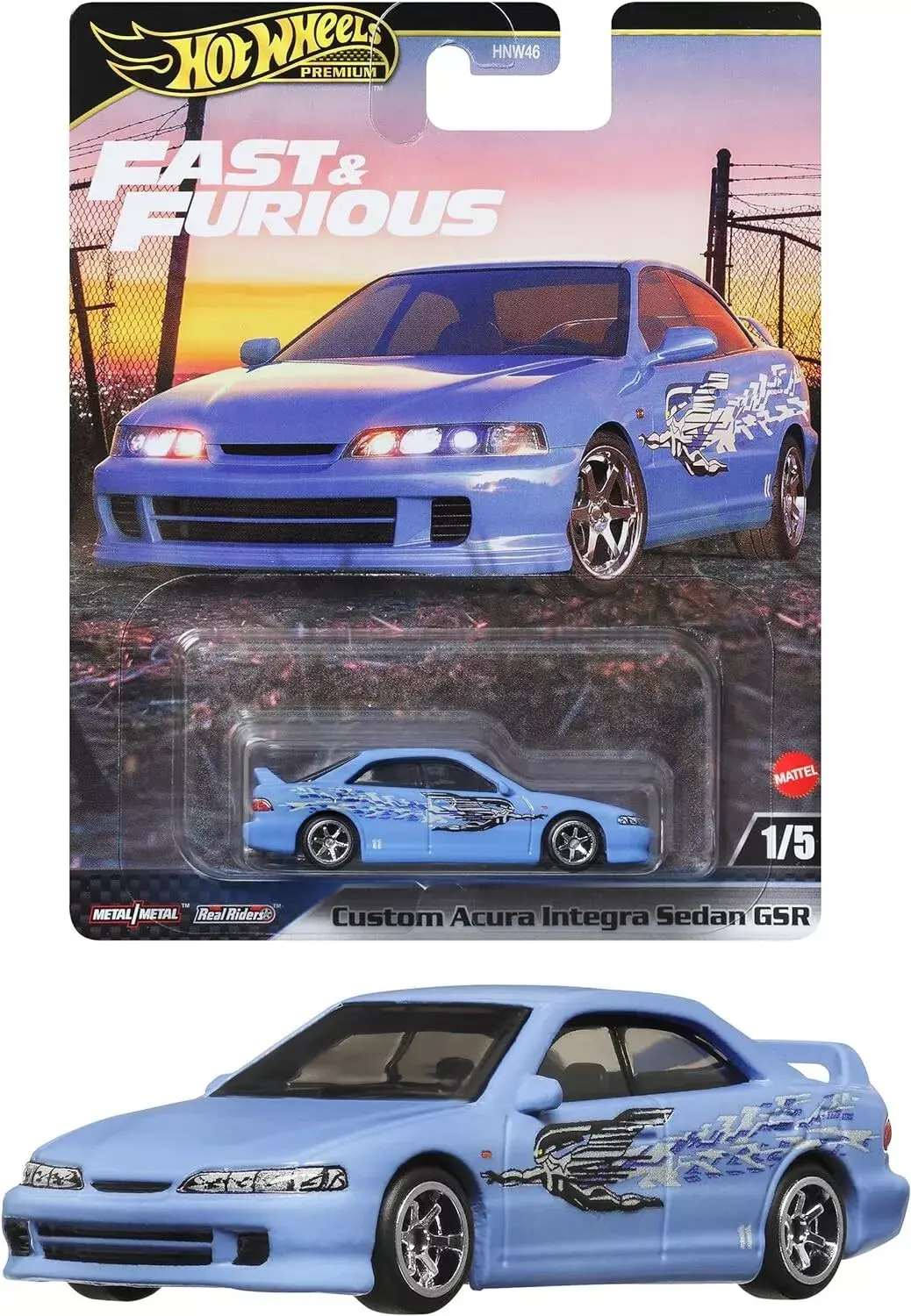 Hot Wheels HKD27 Fast and Furious - Custom Acura Integra Sedan GSR Hot Wheels Mattel Mattel