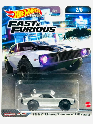 Hot Wheels Premium 1/64 – 1967 Chevy Camaro Offroad Z/28 Fast & Furious