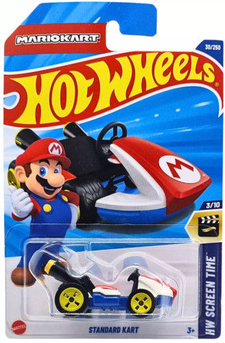 Mario Kart Standard Kart 30/250 HW Screen Time 3/10 Hot Wheels