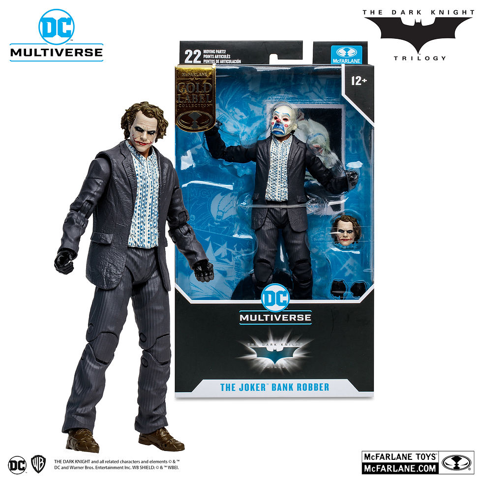 Thumbnail: The Joker Bank Robber The Dark Knight DC Multiverse Gold Label McFarlane
