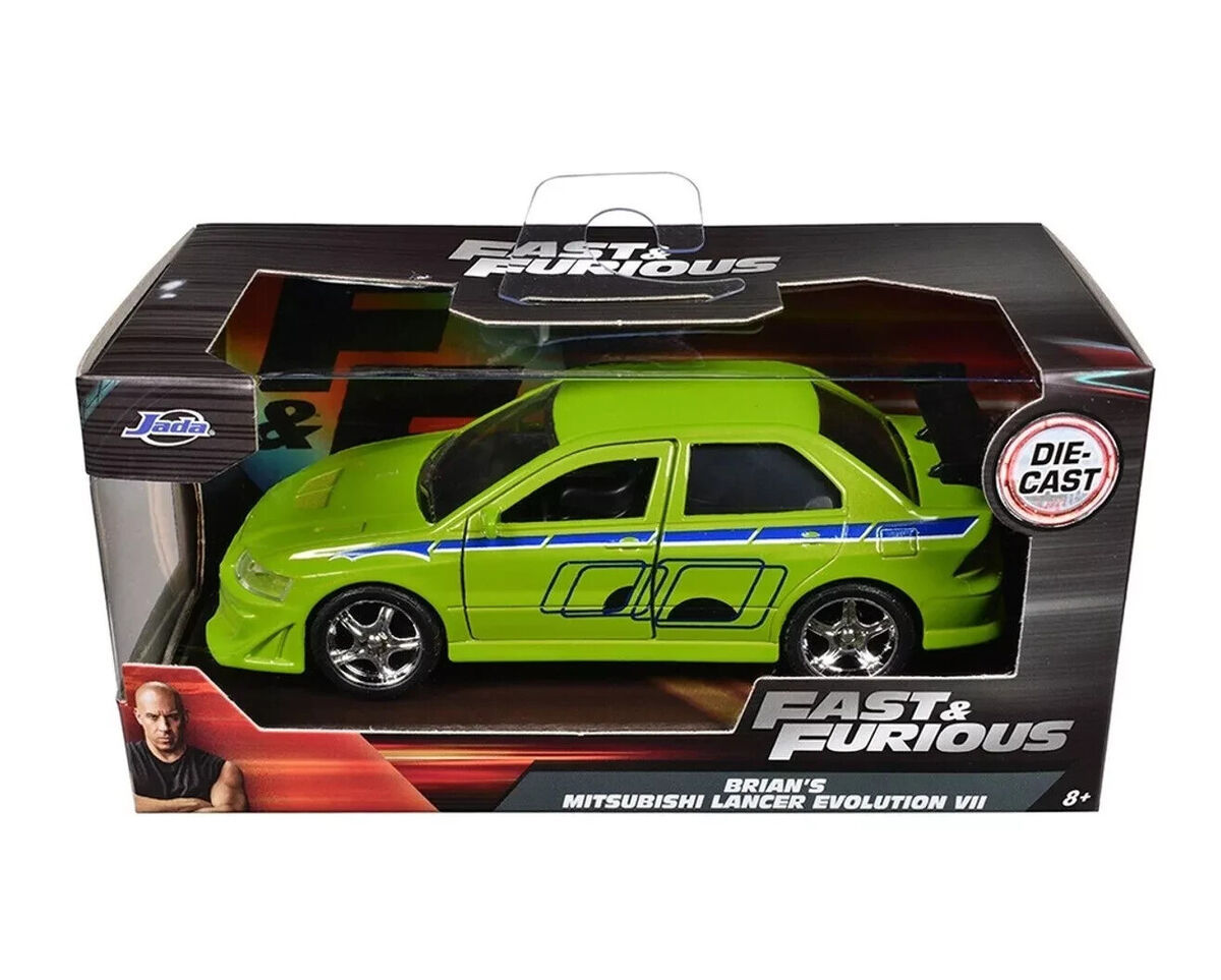 Brian's Mitsubishi Lancer Evolution VII Fast & Furious 1:32 Jada Die-Cast