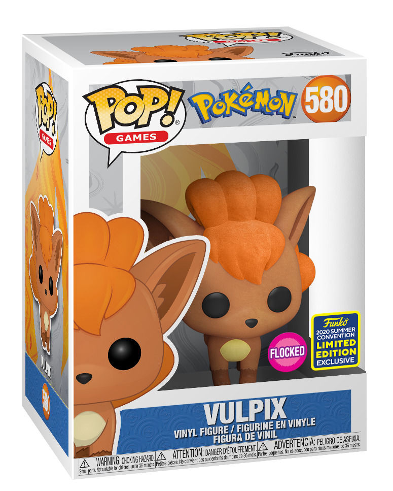 Vulpix Flocked 580 Pokemon - Funko Pop! Vinyl Figure
