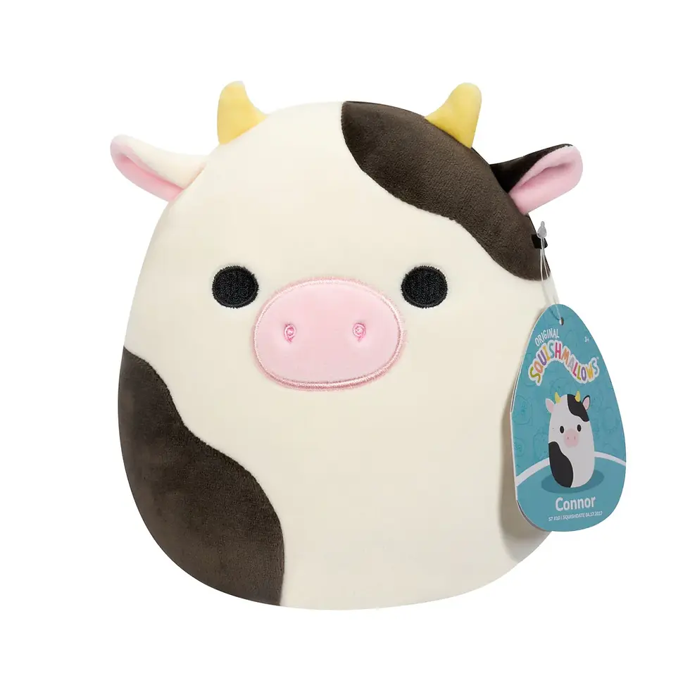 Connor The Cow 7.5" Squishmallows Plush Toy