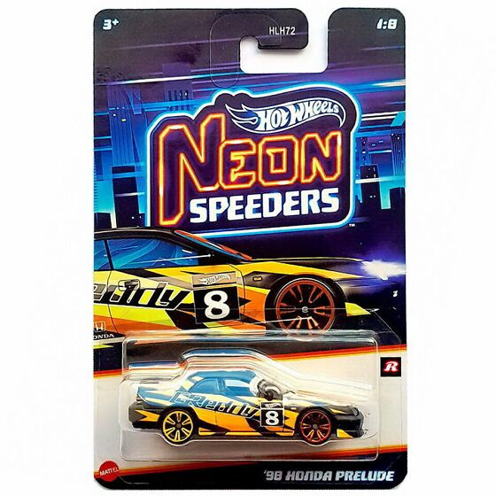 '98 Honda Prelude 1/8 Neon Speeders Hot Wheels Silver