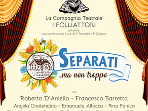  “Separati… ma non troppo”: risate assicurate il 4 maggio 2025 al Teatro Giovanni Paolo II di Casalnuovo