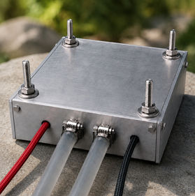 PiggyPower Cell 40 water-cooled thermoelectric generator used for cooling comparison