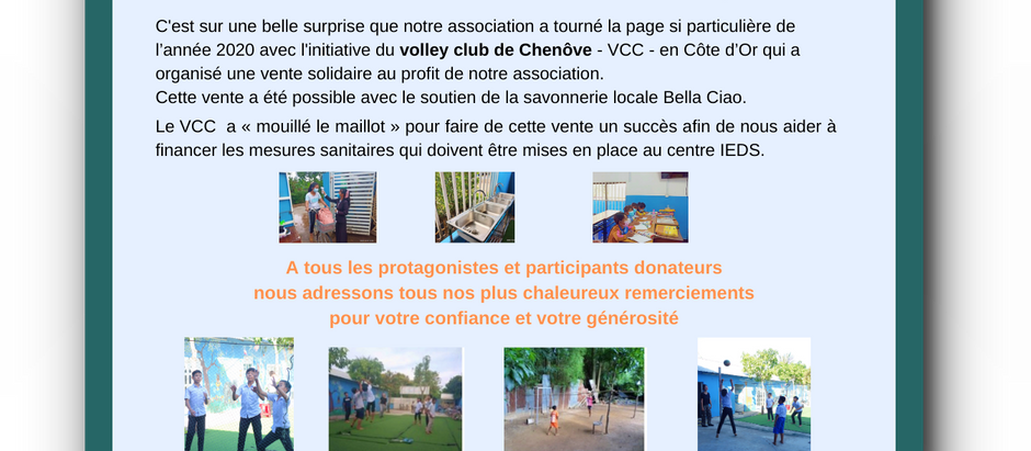 Le soutien du club de volley de Chenôve