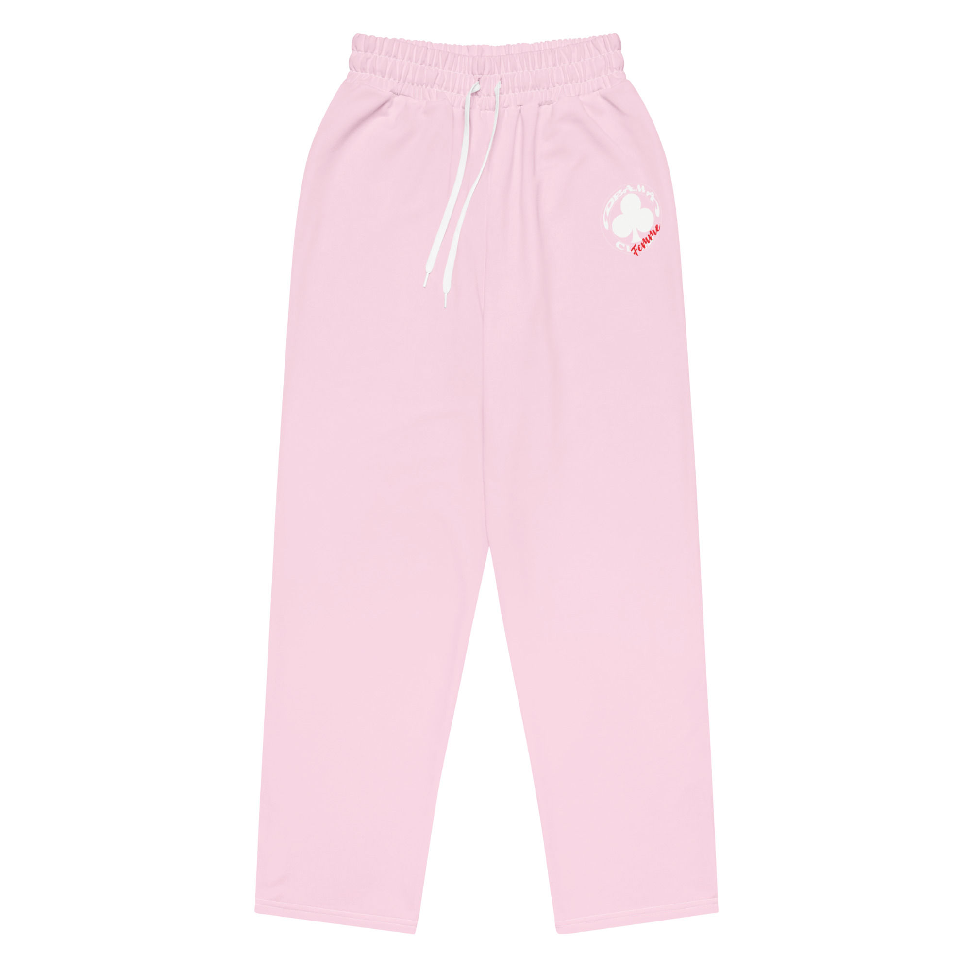 Drama Club FEMME "Pig Pink" Wide-Leg Joggers