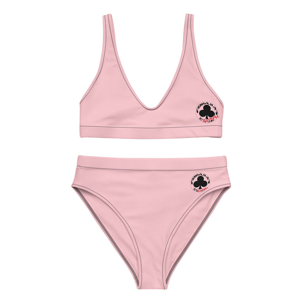 Thumbnail: Drama Club "FEMME" Pink High-Waisted Bikini