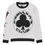 Thumbnail: Drama Club Brand Knit Crew Neck Sweater-White-Large Logo