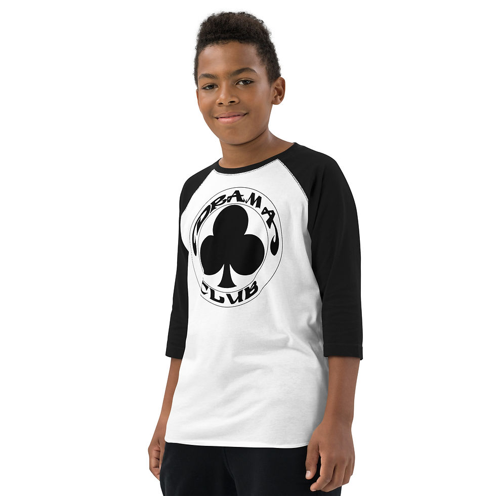 Thumbnail: The Drama Club "Slugger" Youth Baseball Shirt