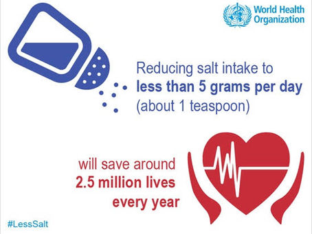 How to reduce the consumption of sodium 減塩のコツ