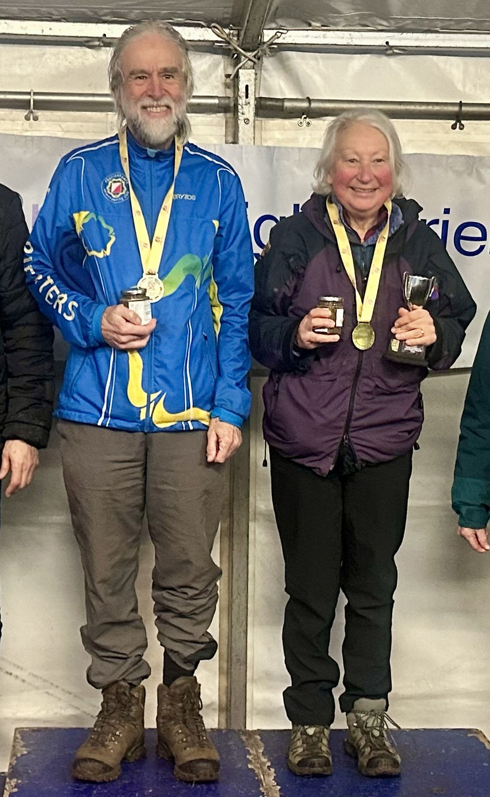 Steve Whitehead (M75L) and Helen Gardner (W75) - British Night Champions 2026