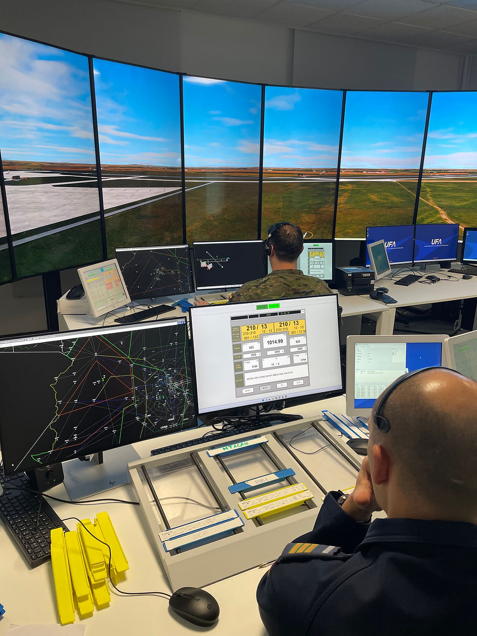 Skyway Advances Military ATC Training with New UFA Simulators at the Matacán Air Base