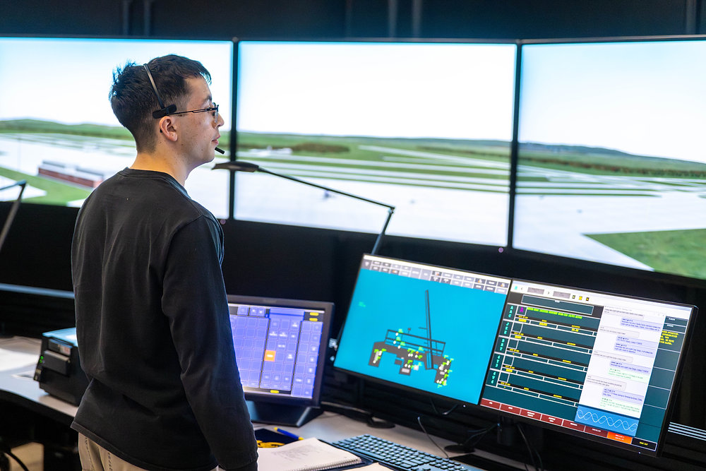 Flight Control Animation Simulation ASU Launches State-of-the-Art Air Traffic Control Simulator Lab