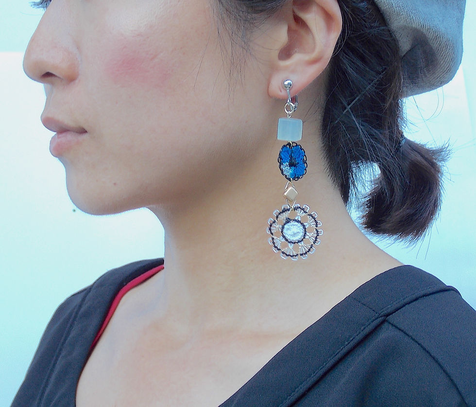 サムネイル： 商品番号015  Louiseシリーズ「甘色の口どけ」blue