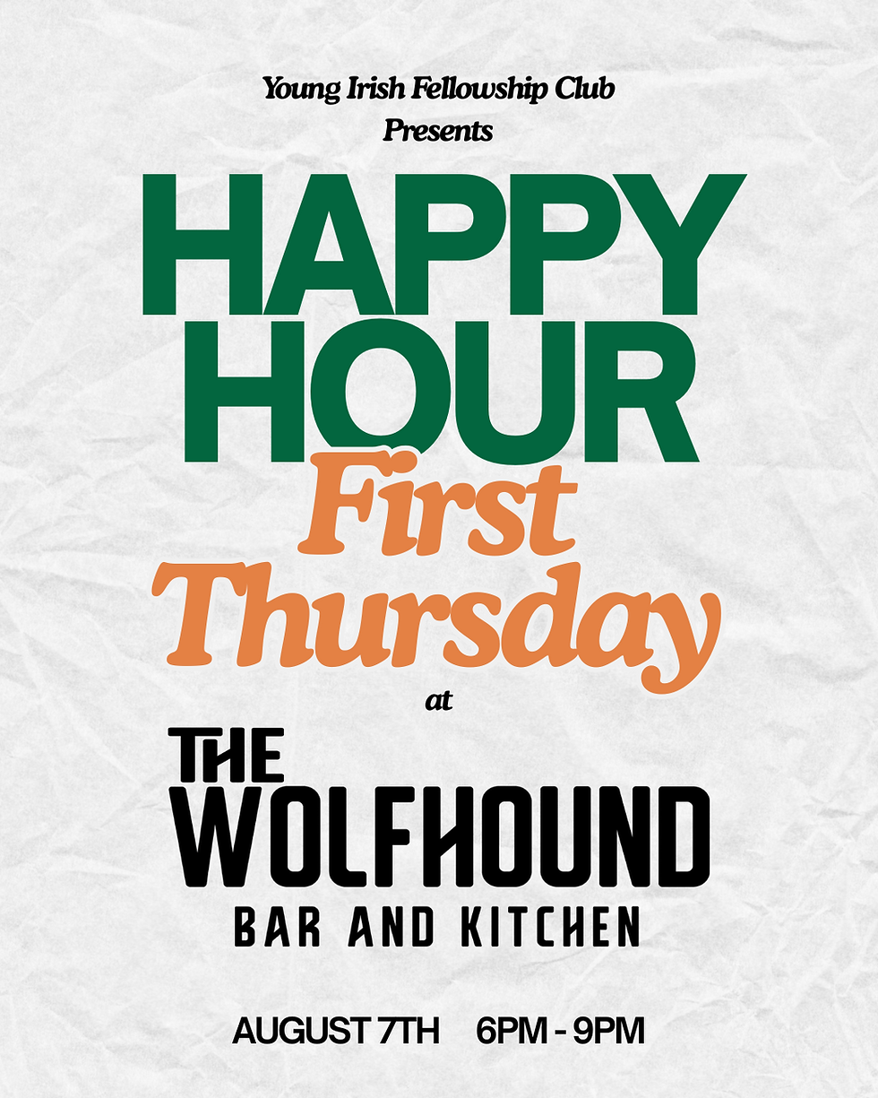 First Thursday Happy Hour at The Wolfhound