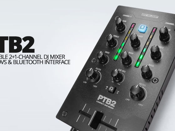 Reloop PTB-2: компактный микшер для путешествующих диджеев.