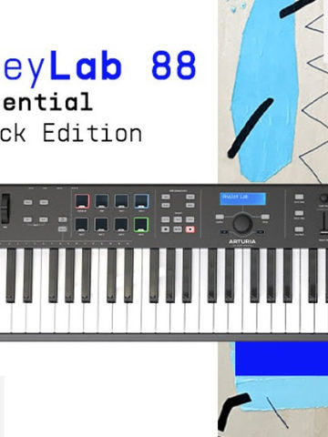 Arturia Keylab Essential 88 Black Edition – выпуск Keylab Essential 88 в новом цвете.
