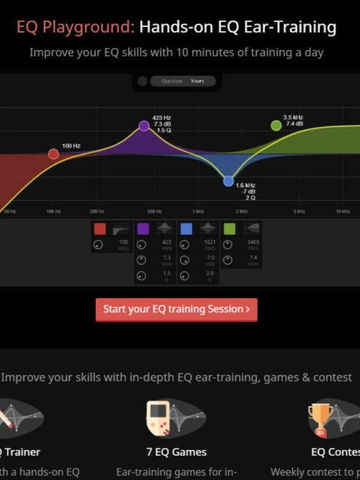 Сервис SoundGym представил EQ Playground — тренировочное поле для изучения эквализации.