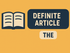 Definite article