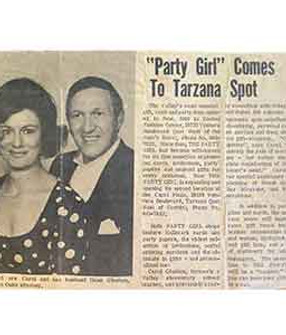 “Party Girl” Comes to Tarzana Spot