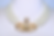 Saturn Pearl Necklace Gold