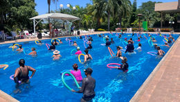 Hidroginástica no Max