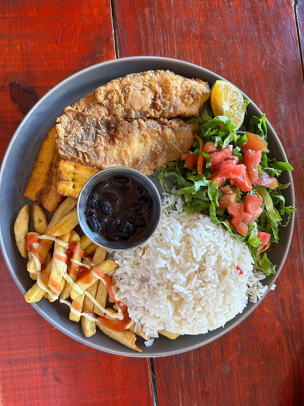 Casado con Pescado Empanizado