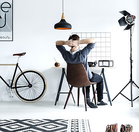 Man in Modern Studio