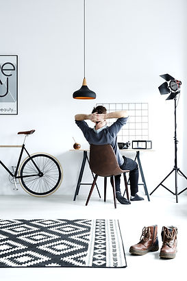 Man in Modern Studio