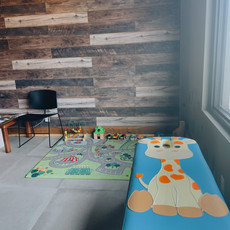 Kids Adjusting Bench & Play Area