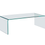 Miniature : Table basse en verre L110cm - Transparent - NIDO
