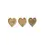 Thumbnail: Decorative Hammered Brass Heart Shaped Dish w/ Laser Etched Saying, 3 Styles