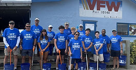 The Post held its annual beach cleanup & hot dog roast. CBHS JROTC partnered with us to make it a great day.