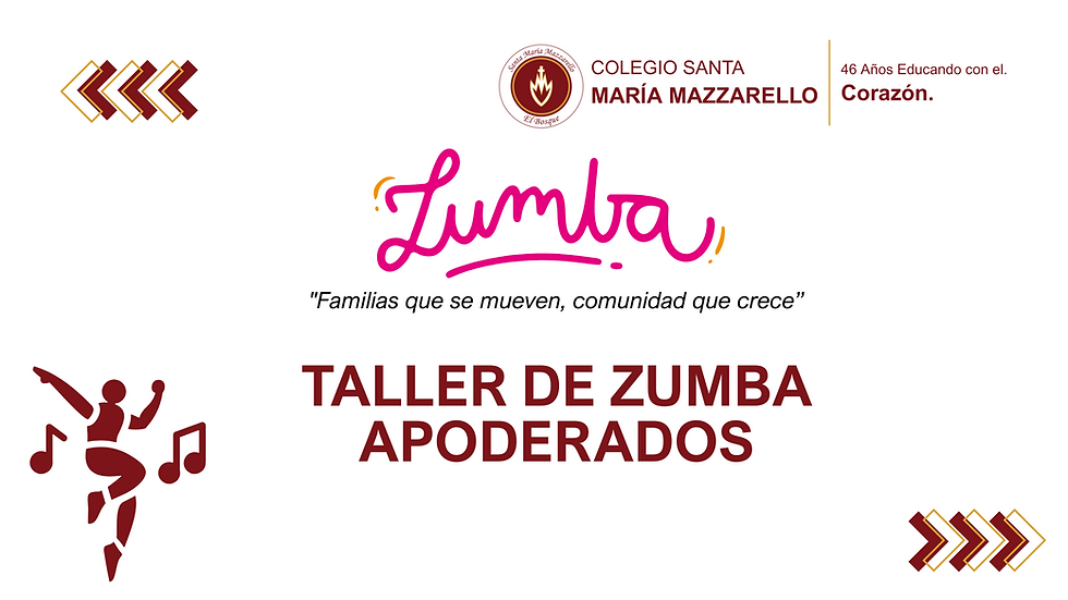 ¡Invitación al Taller de Zumba para Apoderados!