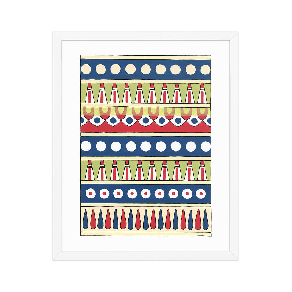 Thumbnail: HAWARA PANEL I - Framed Print