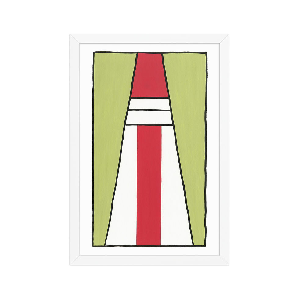 Thumbnail: HAWARA PYRAMID - Framed Print