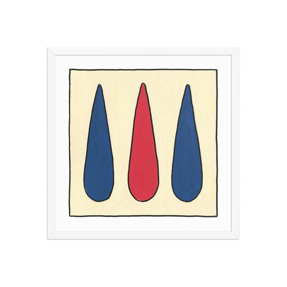 Thumbnail: HAWARA SEED/DROPLET 3 - Framed Print