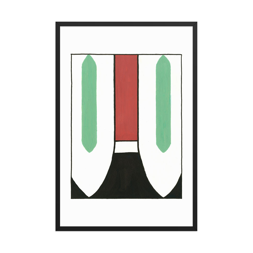 Thumbnail: TASHERIANKH FEATHERS - Framed Print
