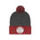 Thumbnail: Pom Pom Beanie - Embroidered