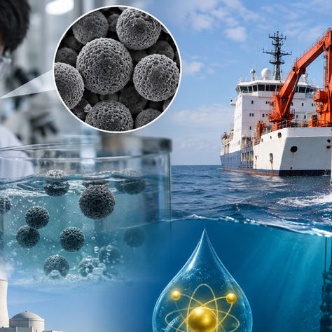 China logra un avance para extraer uranio del agua de mar con nuevas microesferas de aerogel