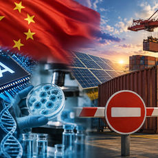 China busca restringir la exportación de 40 tecnologías clave de inteligencia artificial, biomedicina y energía solar