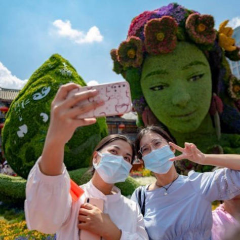 Galería: Con bellos adornos florarles dan la bienvenida a la Cop 15 en Kunming, China