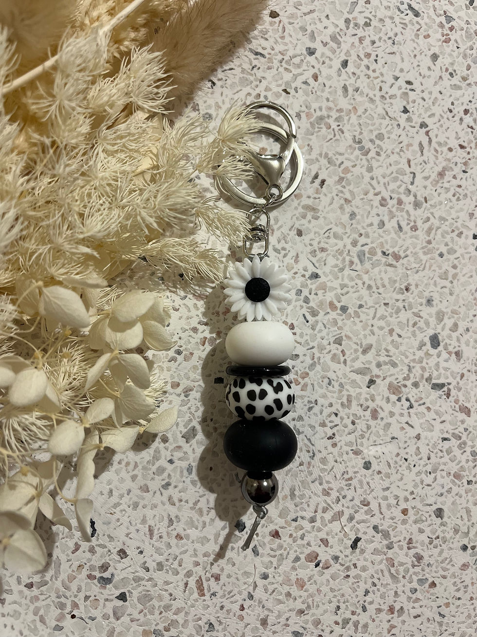 Nightmare Daisy keychain